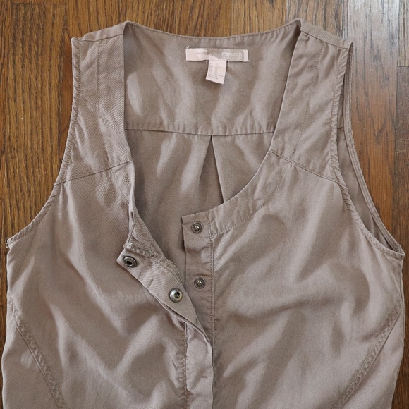 F21 Jumpsuit Taupe - Picture 4 of 12